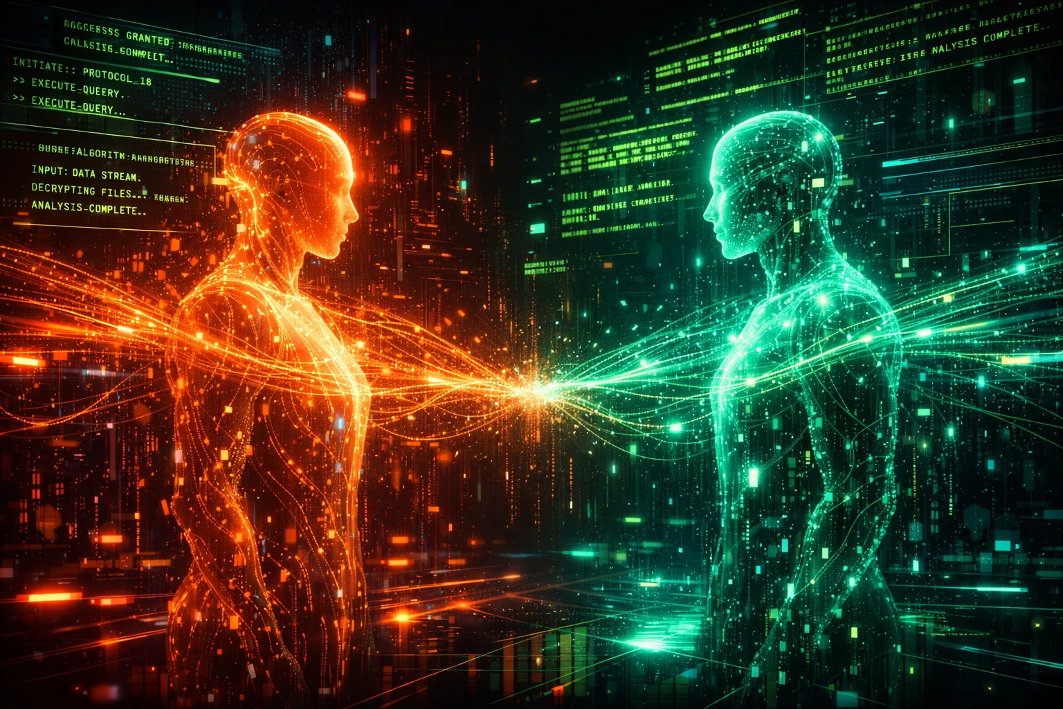 Claude and GPT meeting in the digital realm